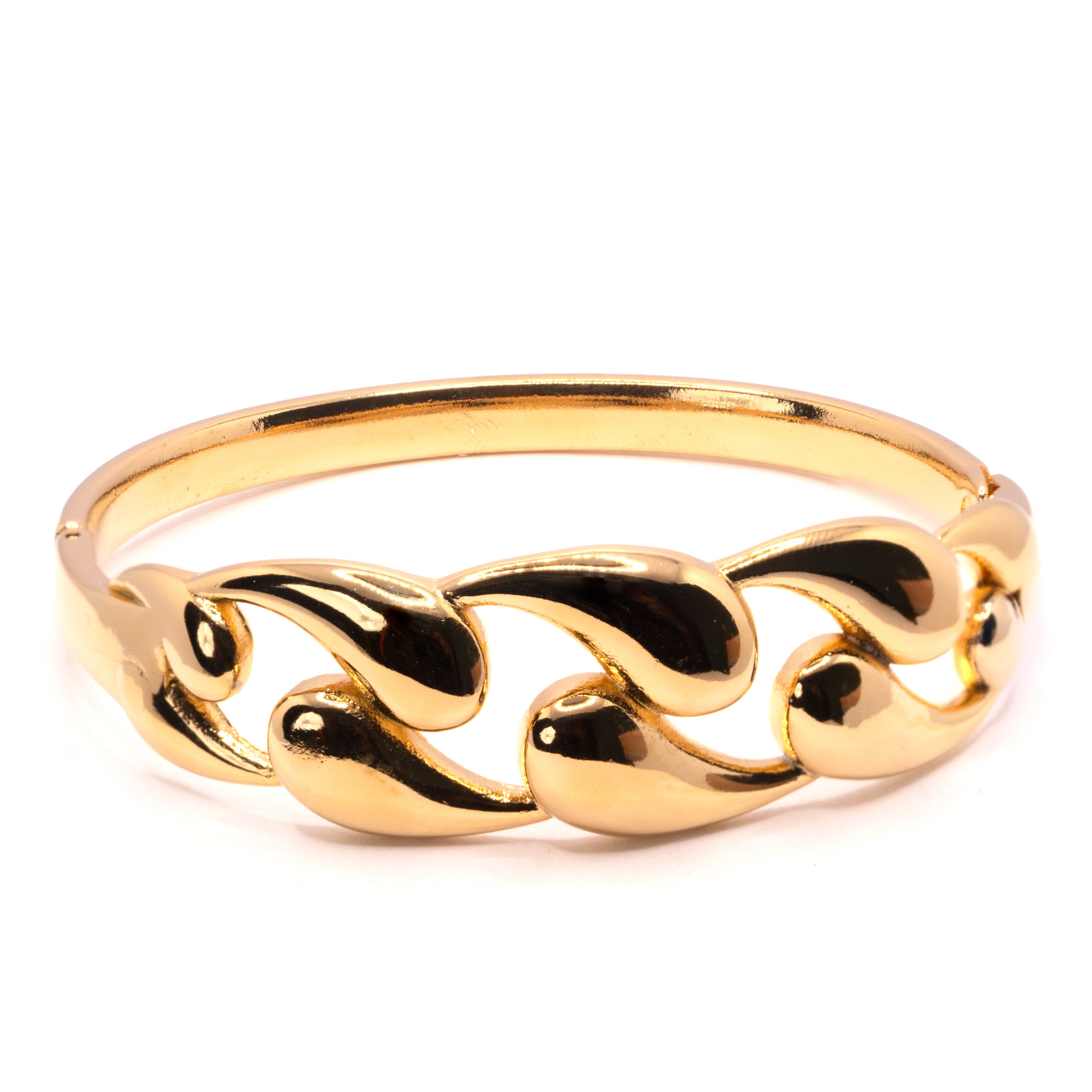 The Bold Chain Curve Bangle