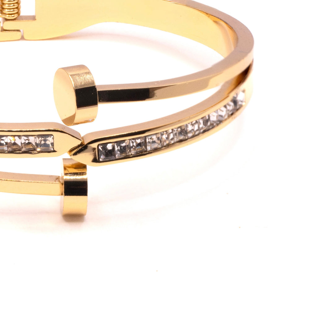 The Dual Spark Open Bangle