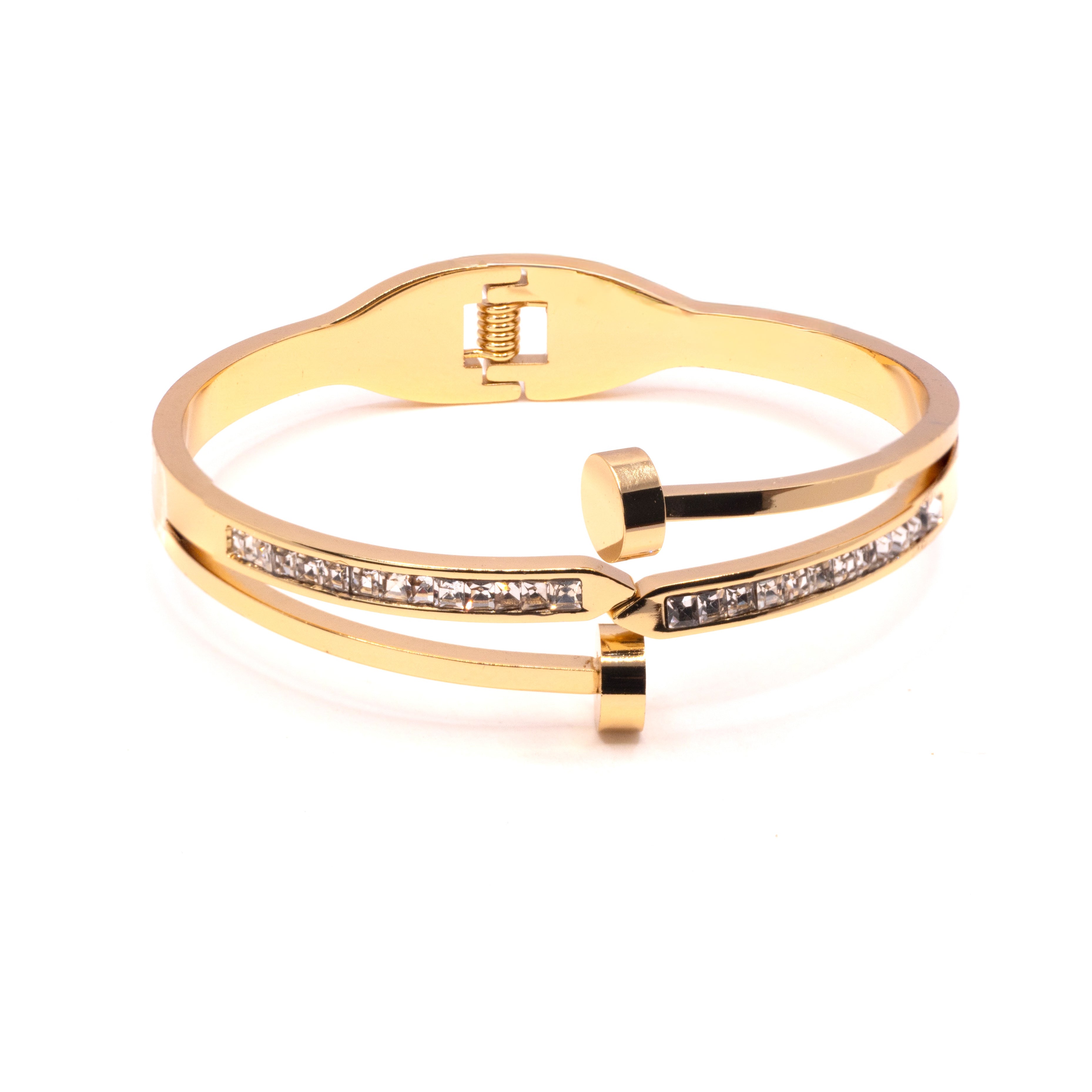 The Dual Spark Open Bangle