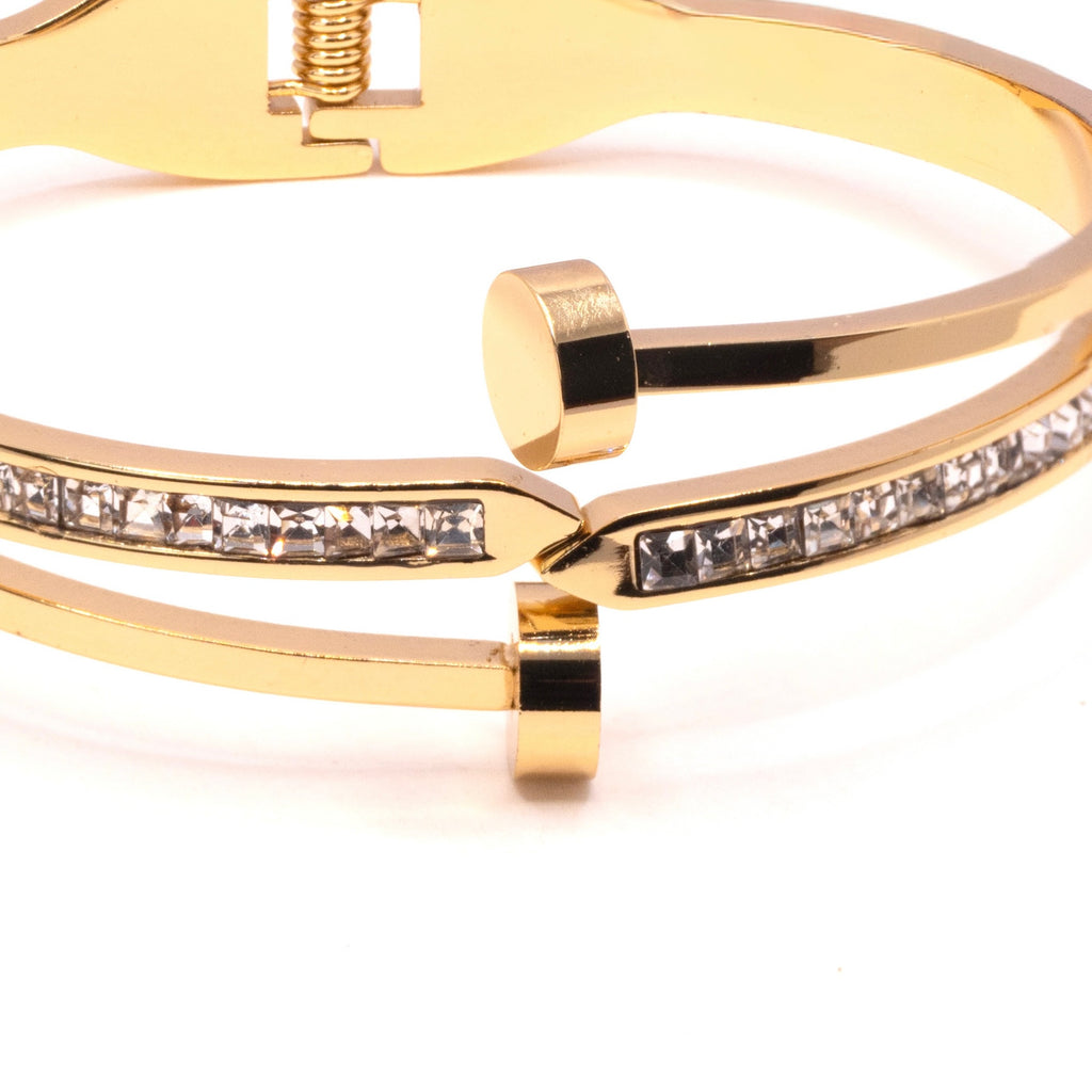 The Dual Spark Open Bangle