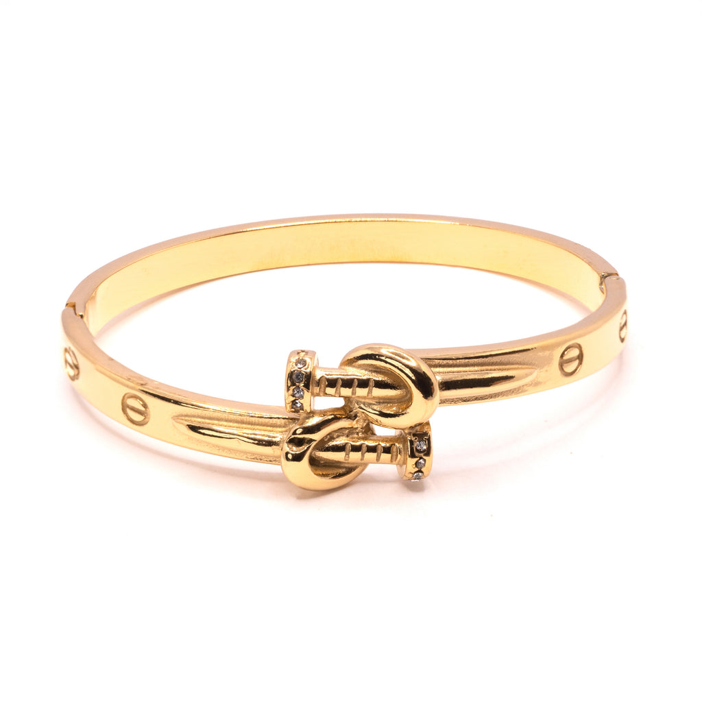 The Golden Knot Bangle