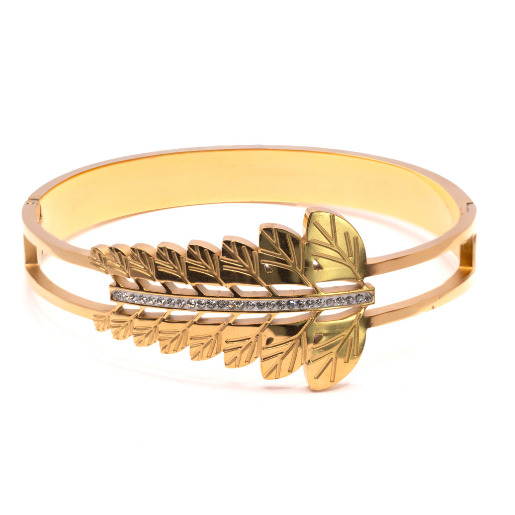 The Golden Fern Bangle