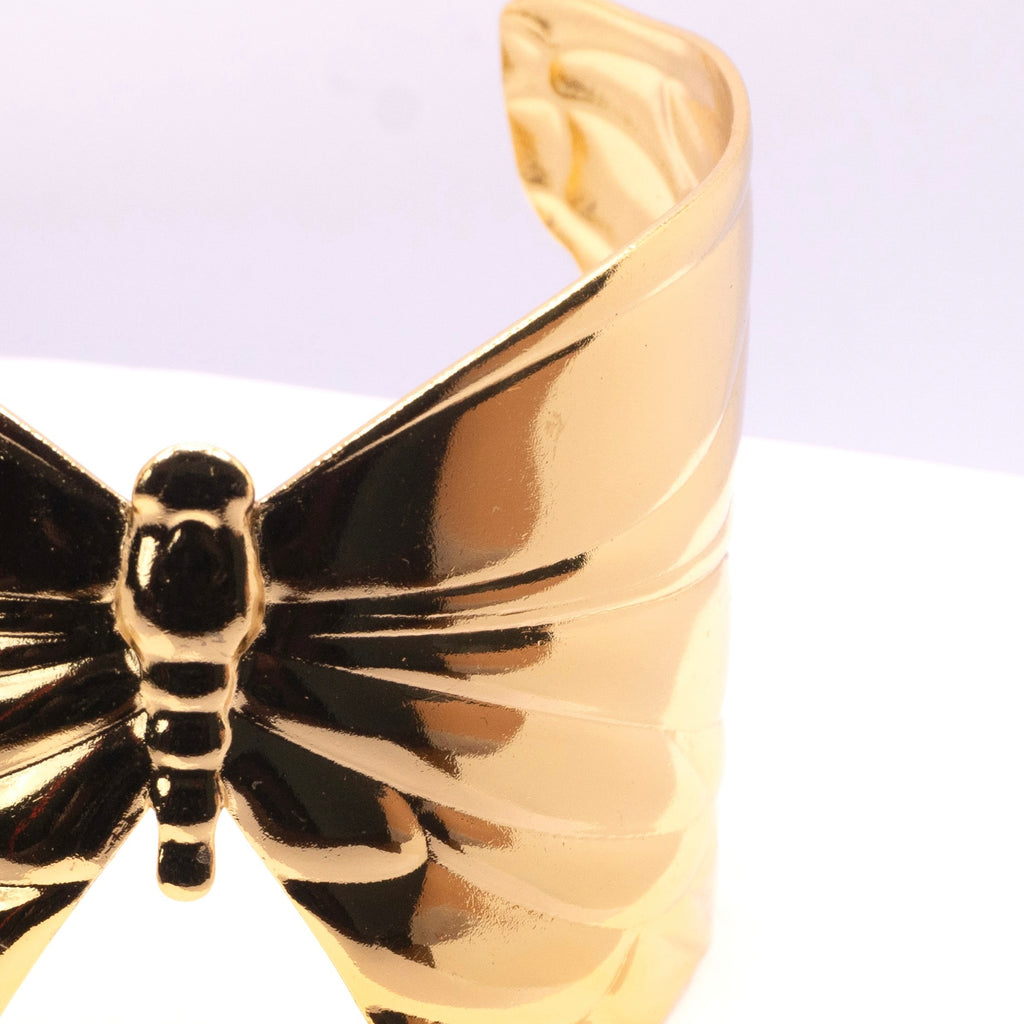 The Golden Butterfly Cuff