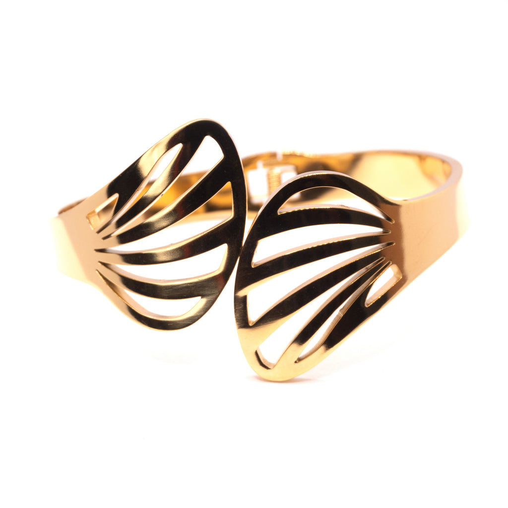 The Golden Leaf Crest Bracelet