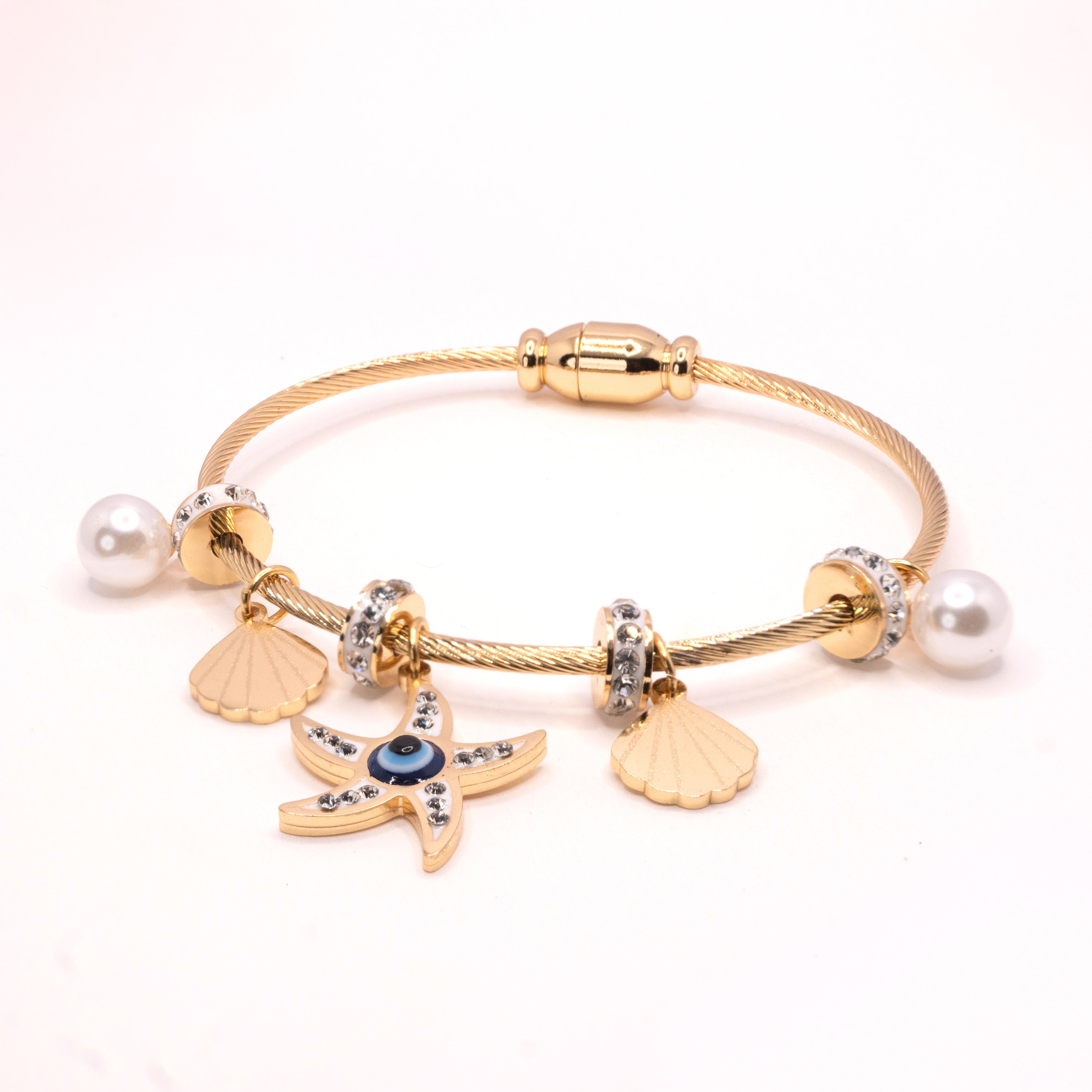 The Ocean Whisper Charm Bracelet