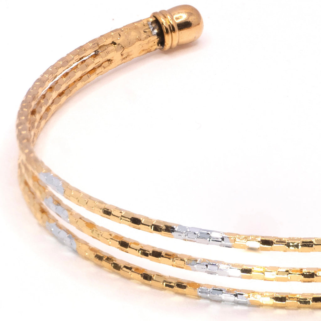 The Golden Harmony Cuff Bracelet
