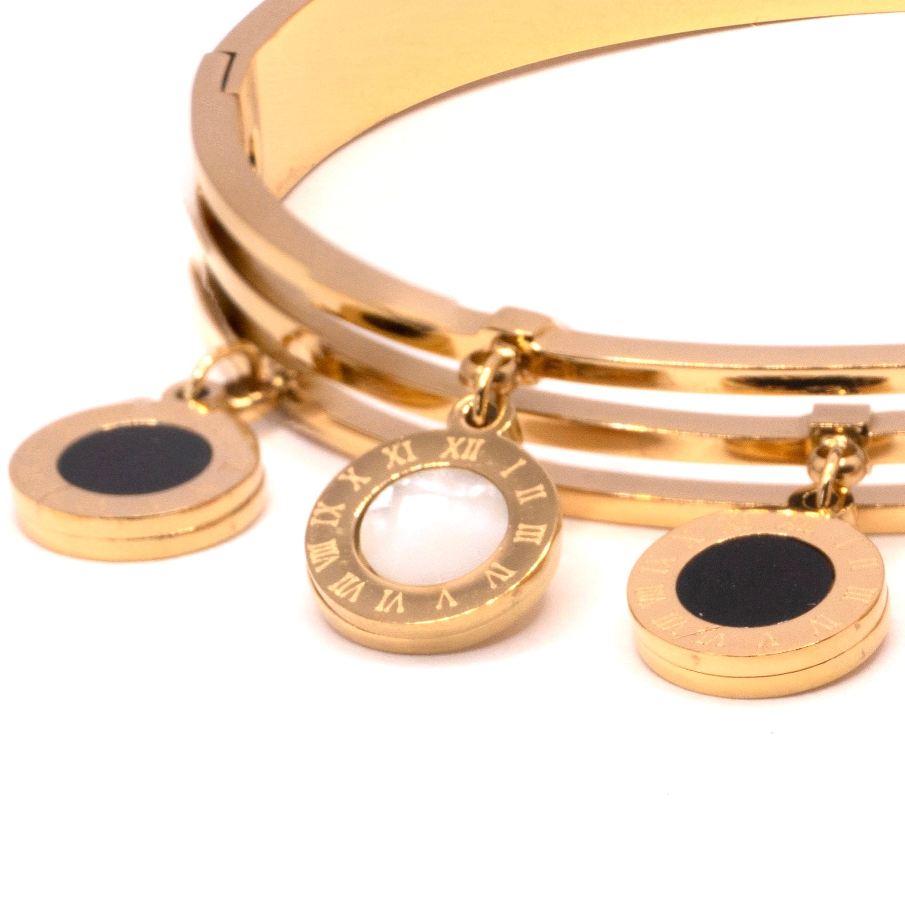 The Timekeeper Charm Bangle
