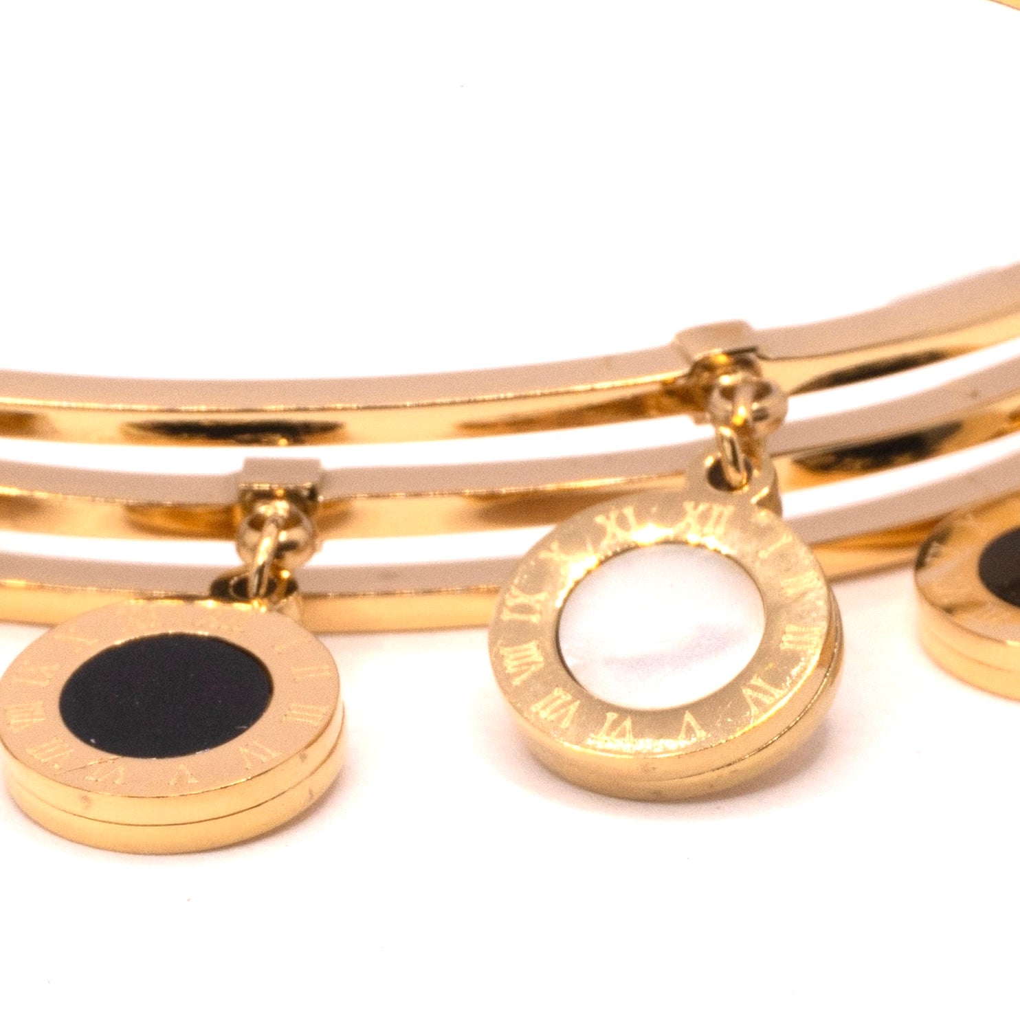 The Timekeeper Charm Bangle
