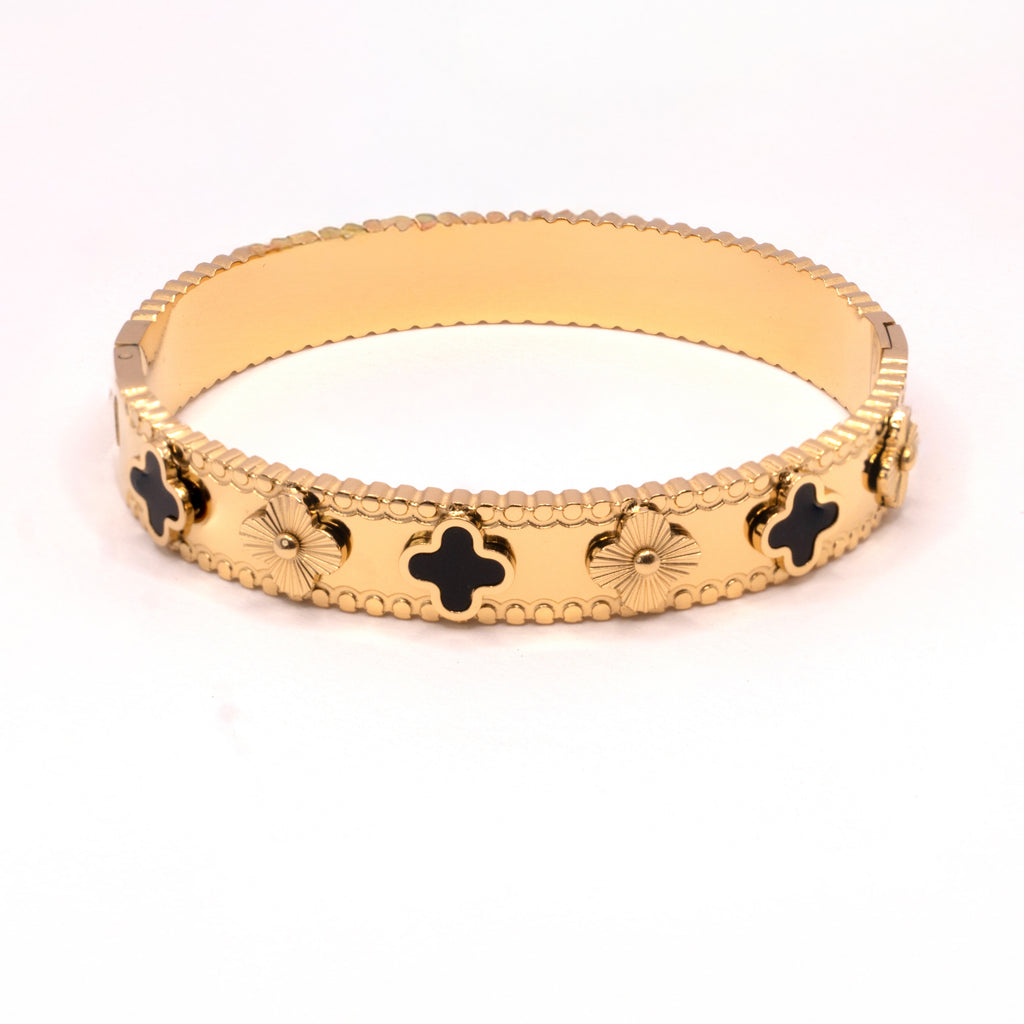 The Noir Clover Bangle