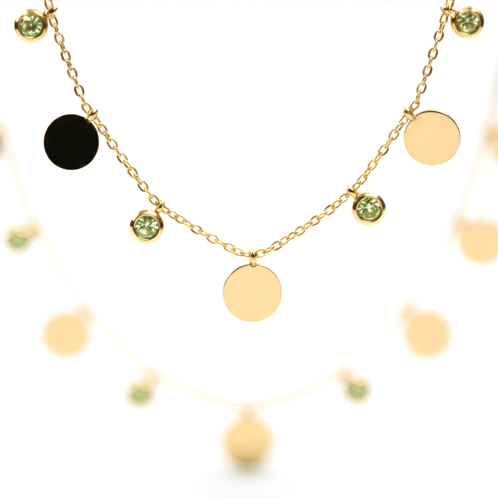 The Golden Orbit Charm Necklace