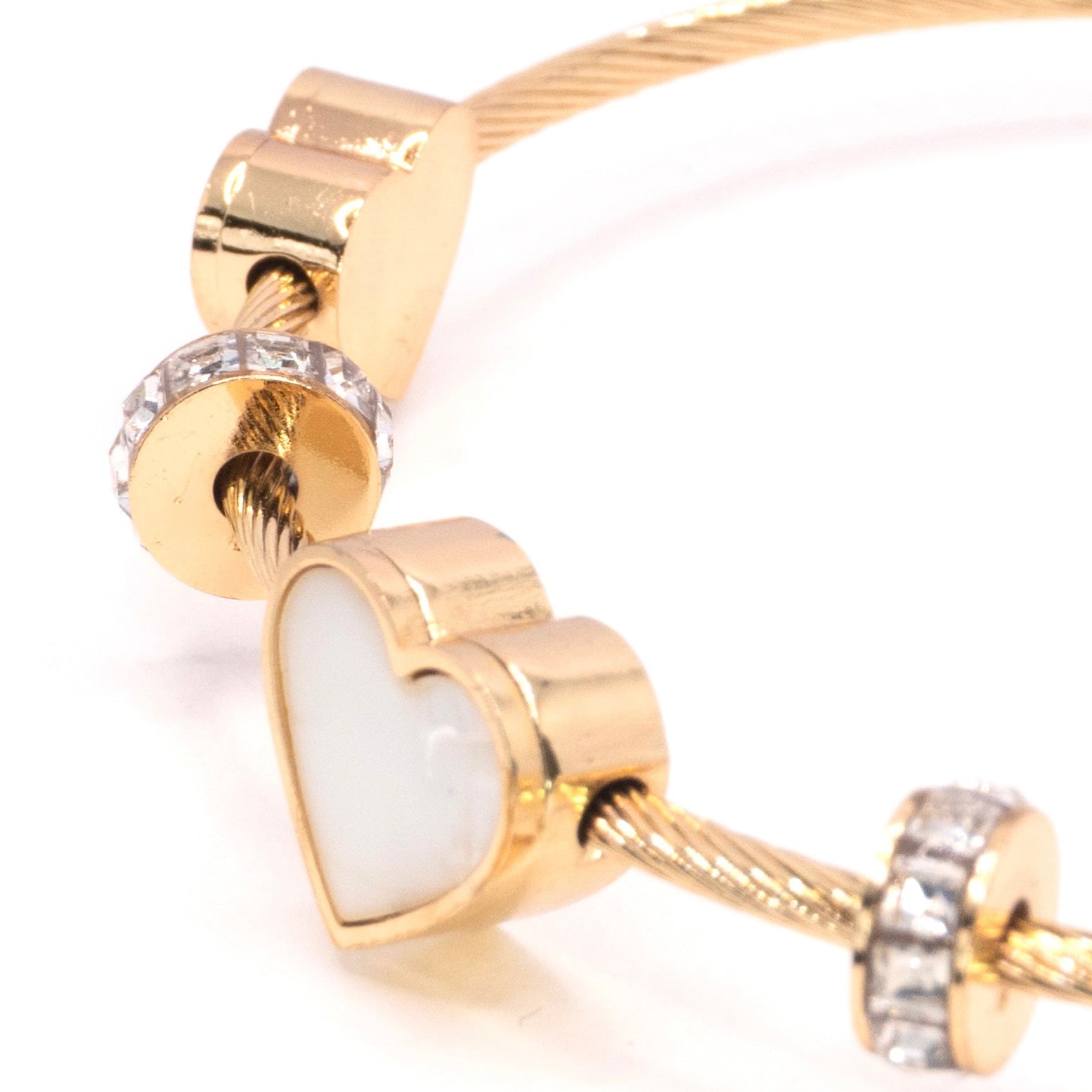 The Dual Heart Charm Bracelet