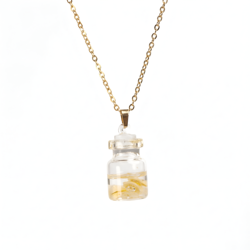 The Golden Elixir Vial Necklace