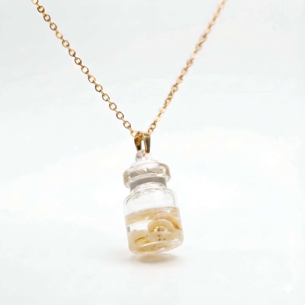 The Golden Elixir Vial Necklace