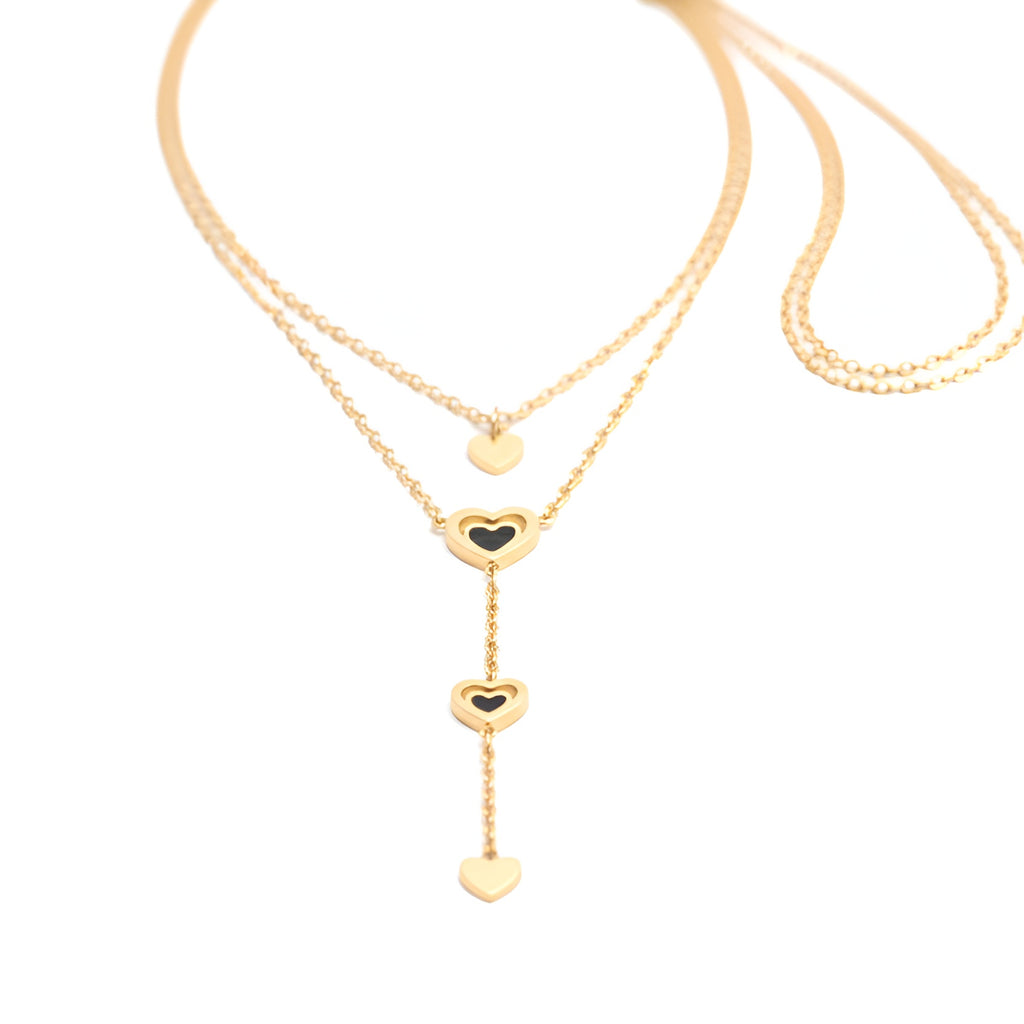 The Golden Heartfall Necklace