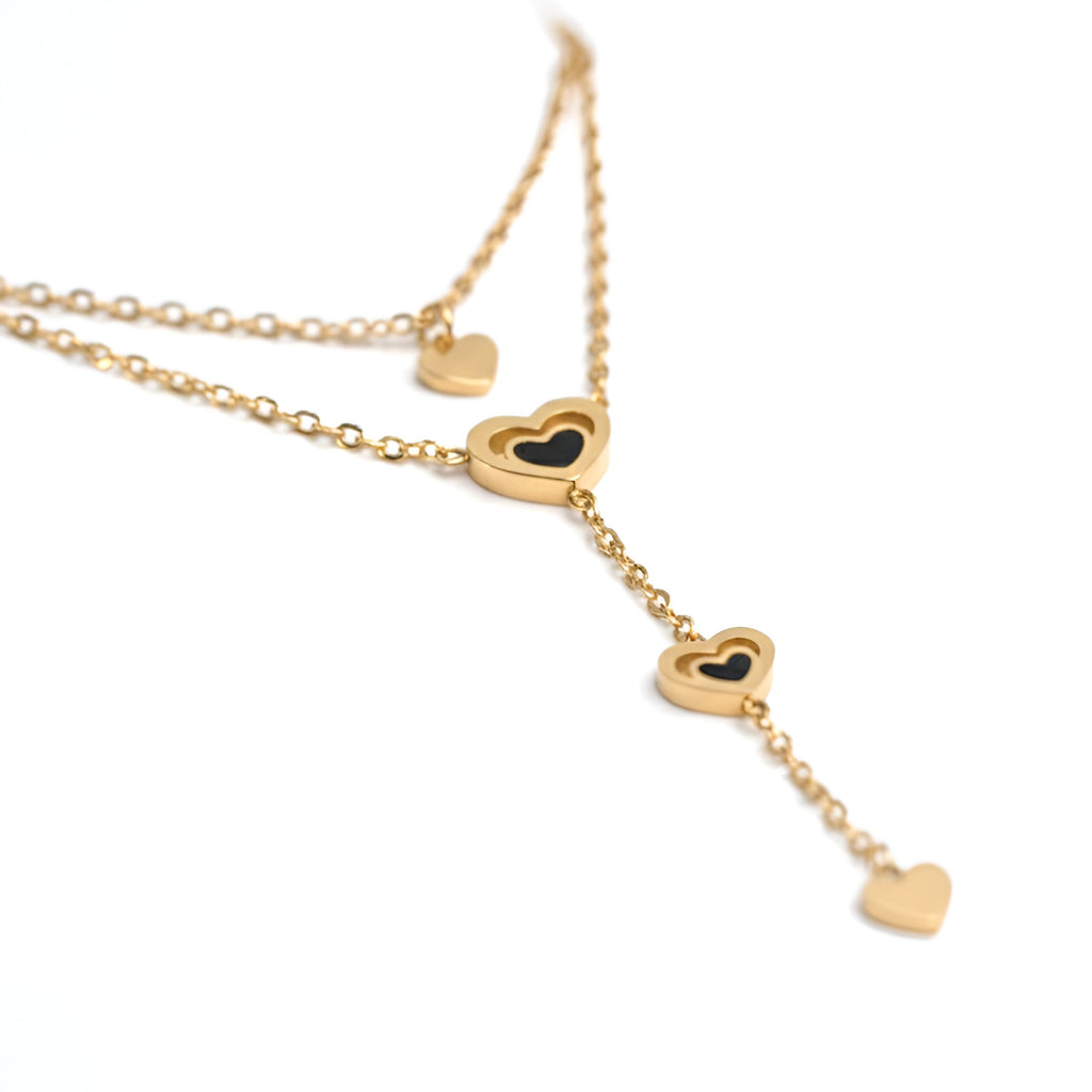 The Golden Heartfall Necklace