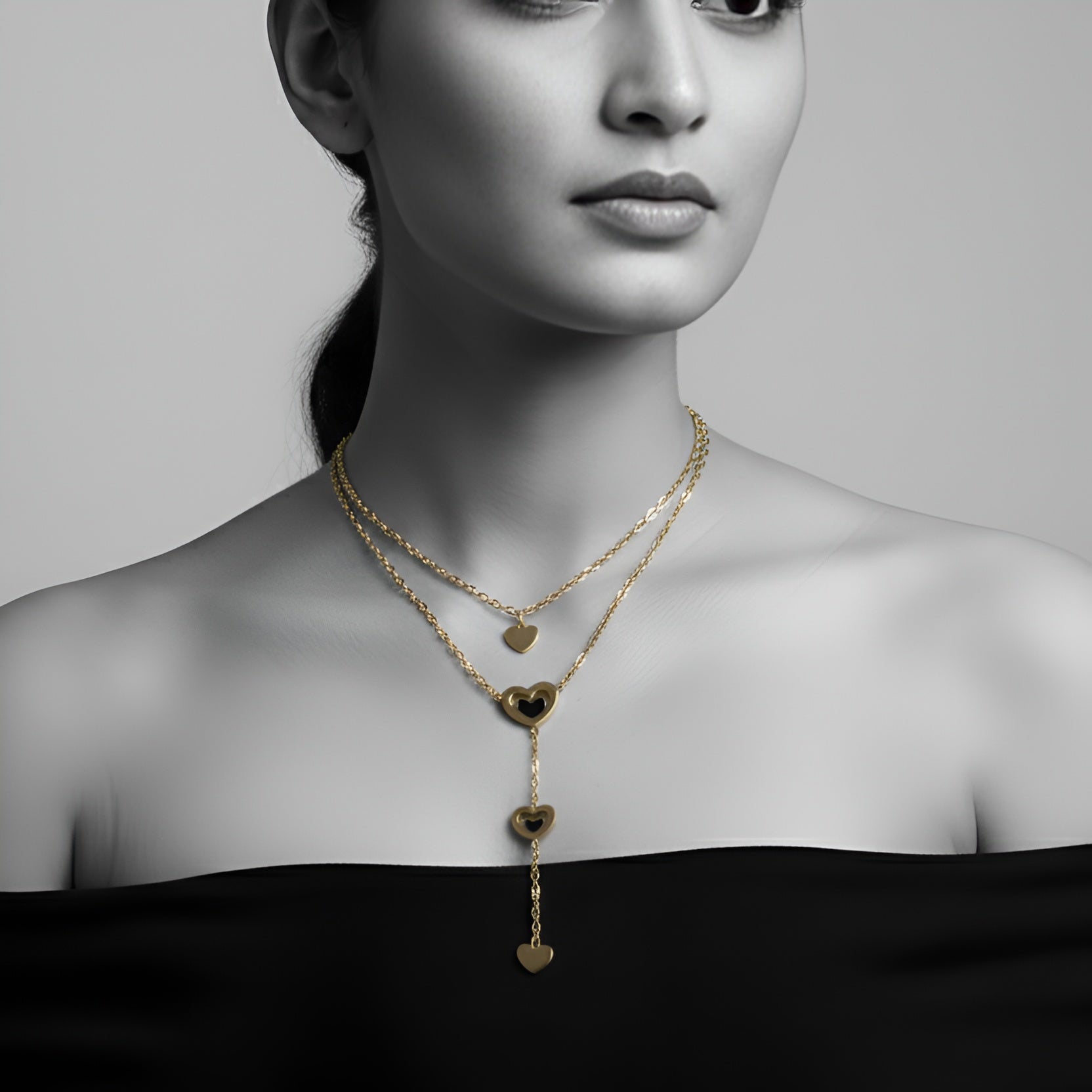 The Golden Heartfall Necklace