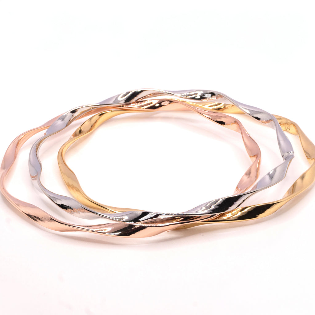 The Twisted Harmony Bracelet Set