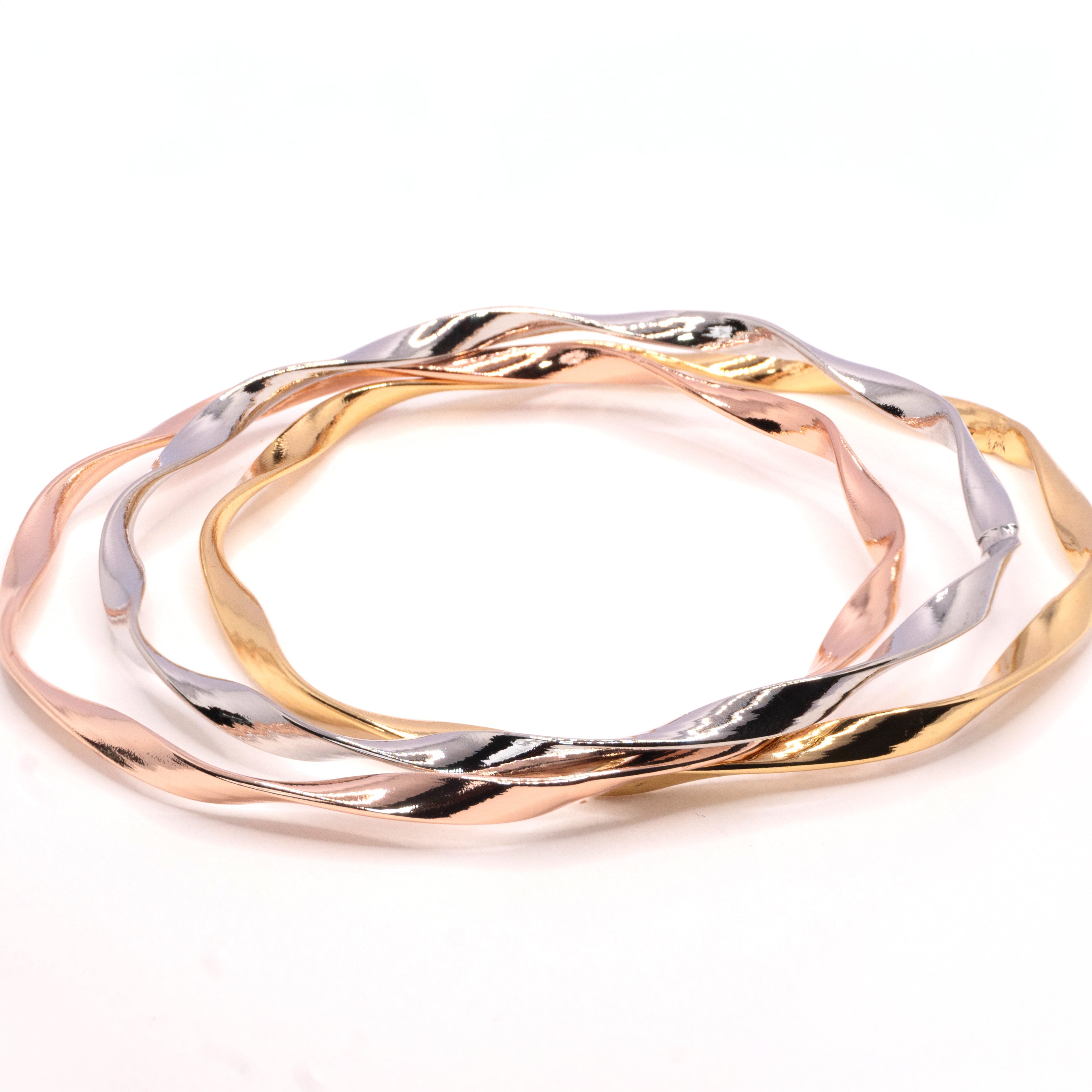 The Twisted Harmony Bracelet Set