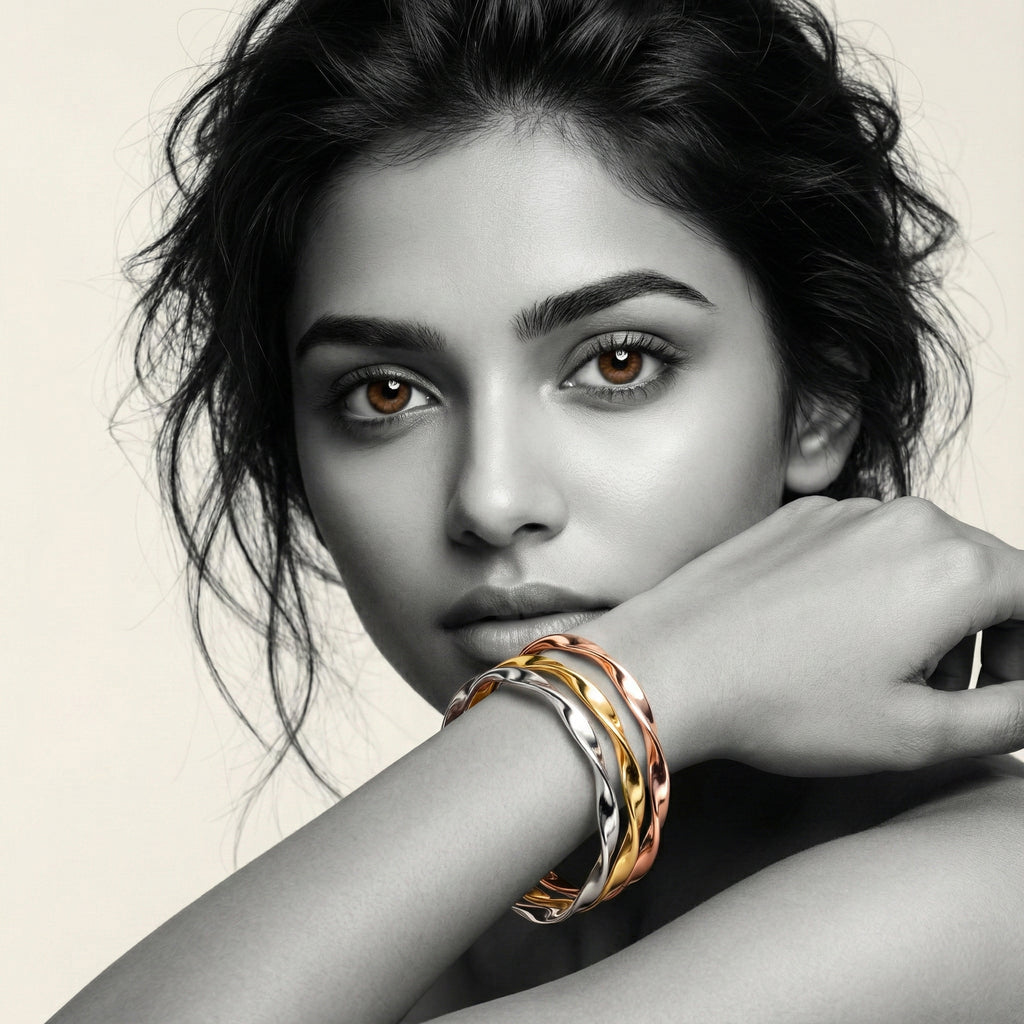 The Twisted Harmony Bracelet Set