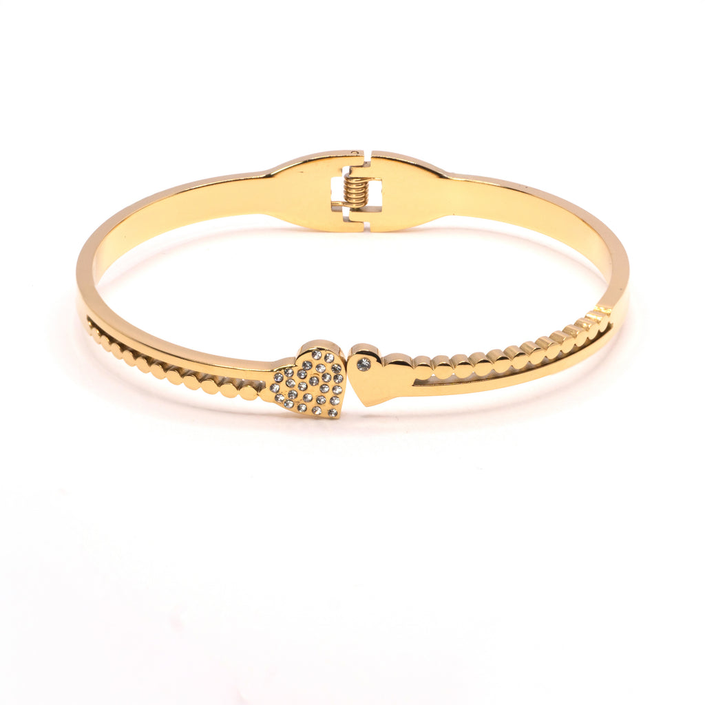 The Golden Promise Heart Bracelet