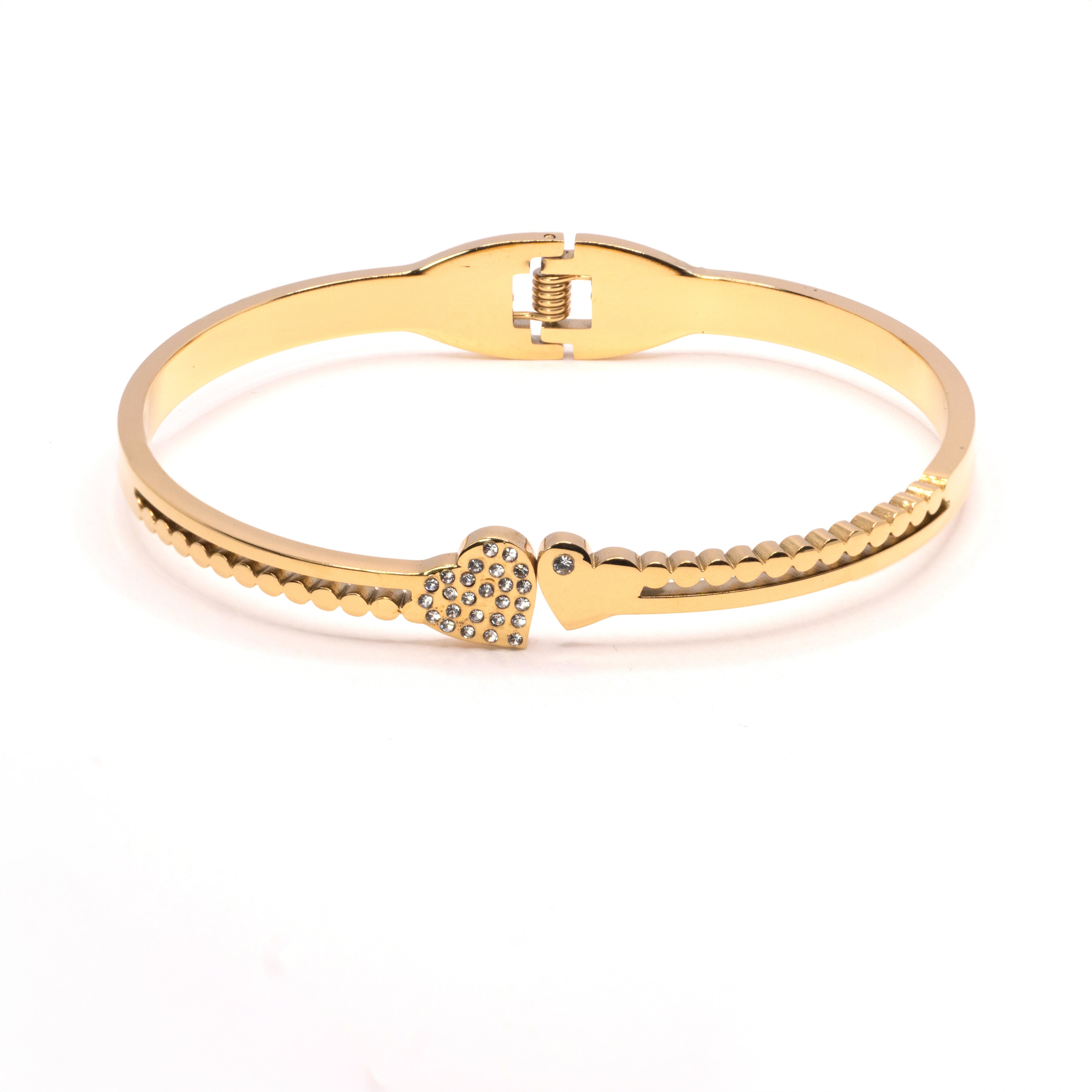 The Golden Promise Heart Bracelet