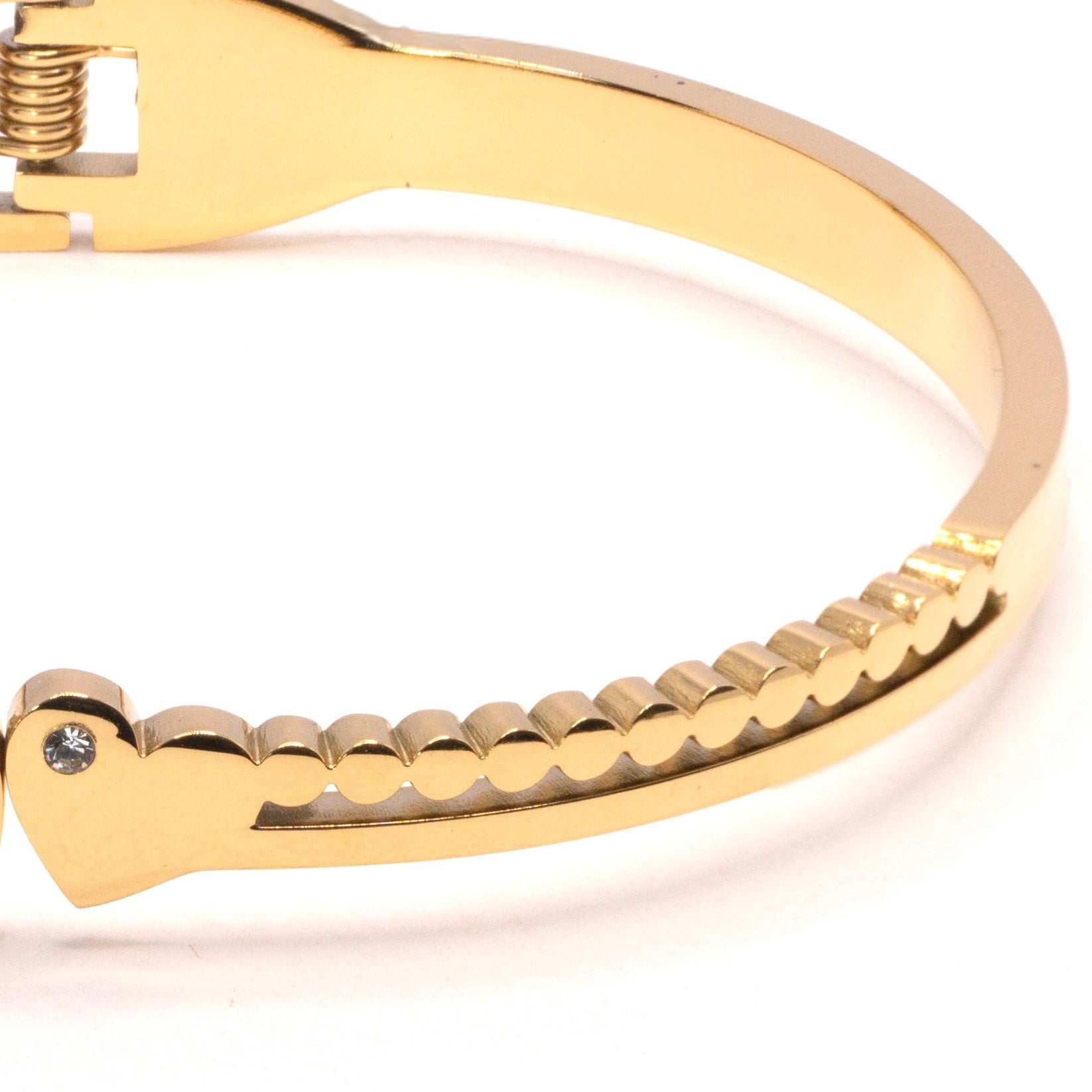 The Golden Promise Heart Bracelet