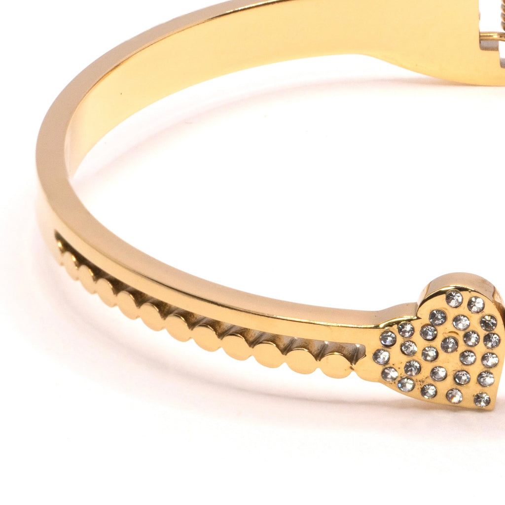 The Golden Promise Heart Bracelet
