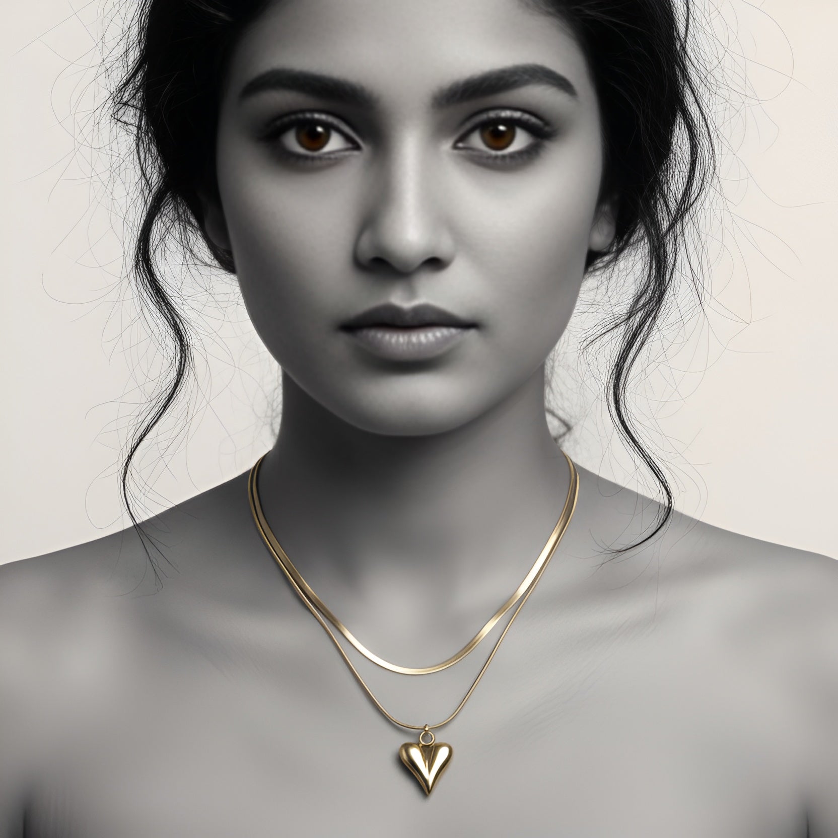 The Golden Heart Whisper Necklace