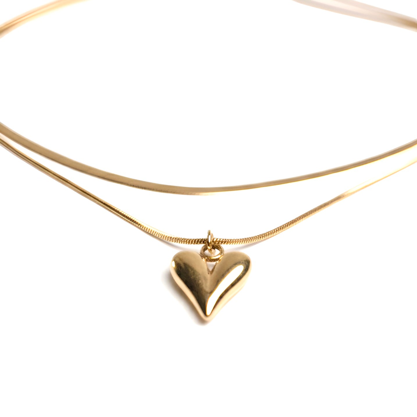 The Golden Heart Whisper Necklace