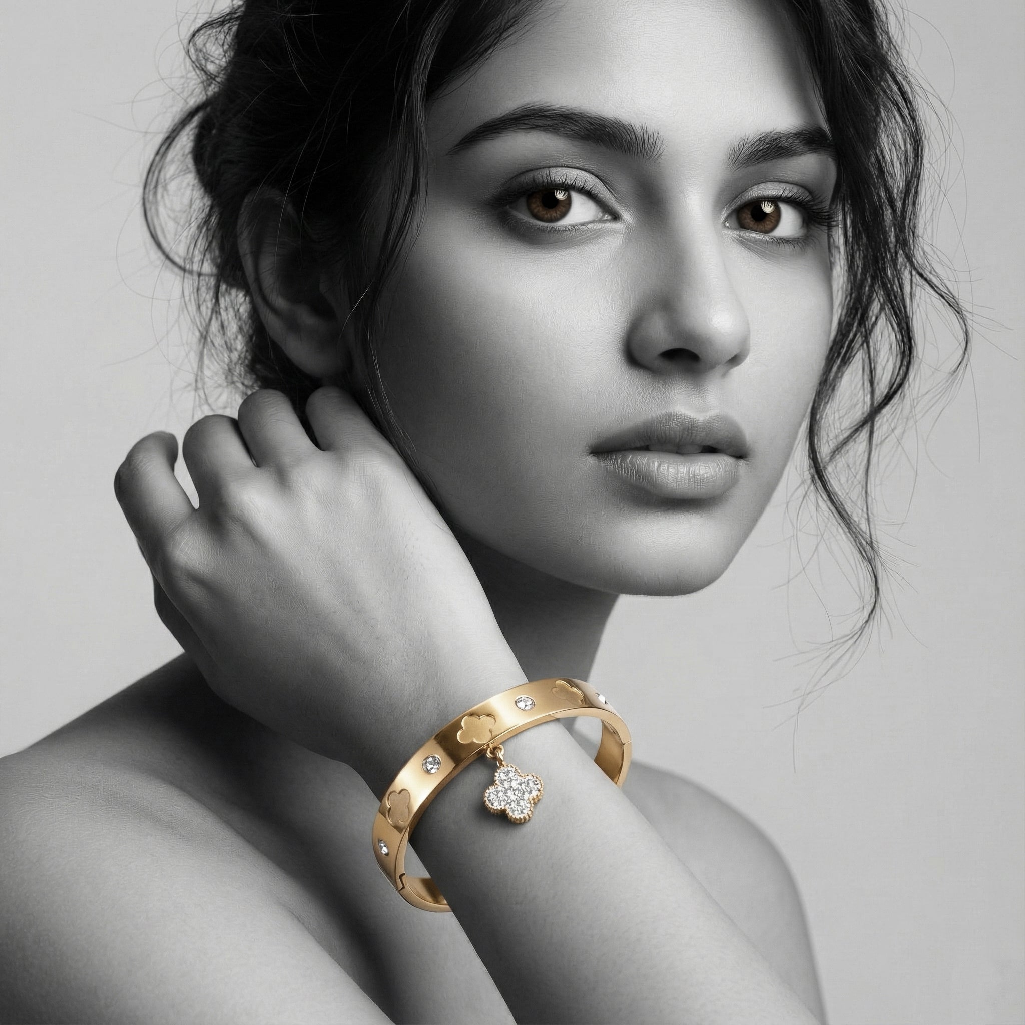 The Lucky Clover Charm Bracelet