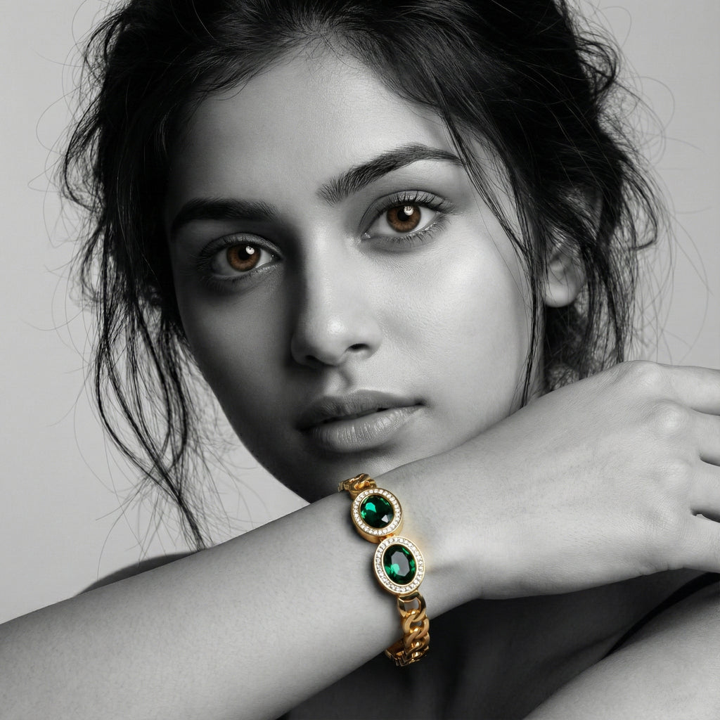 The Emerald Link Bracelet