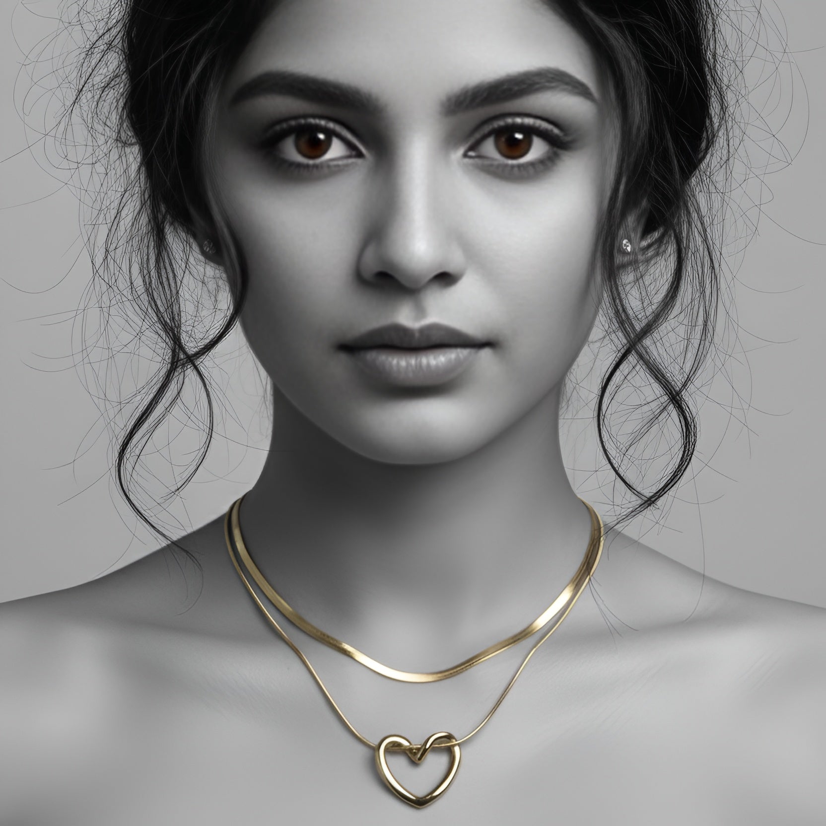 The Endless Knot Heart Necklace