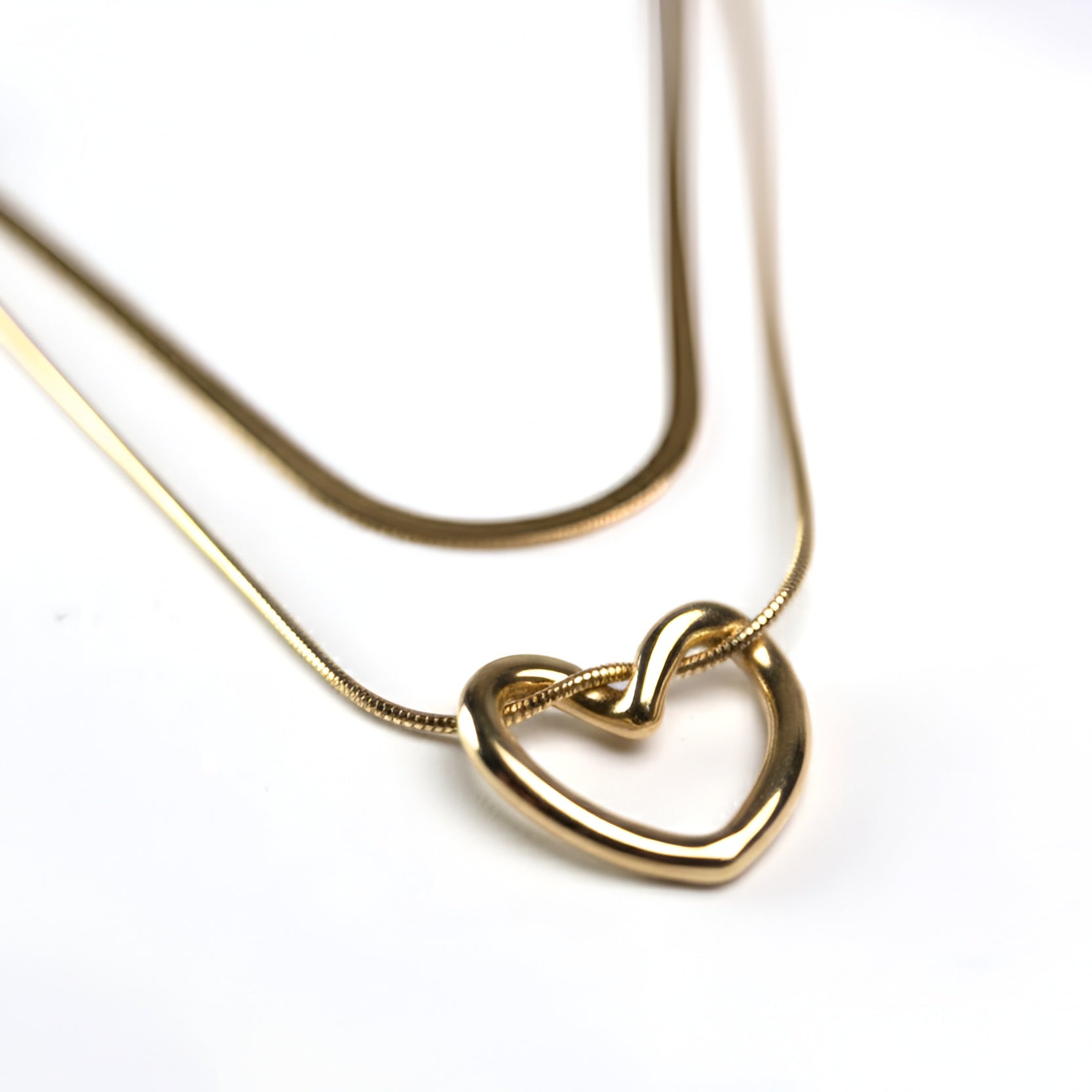 The Endless Knot Heart Necklace