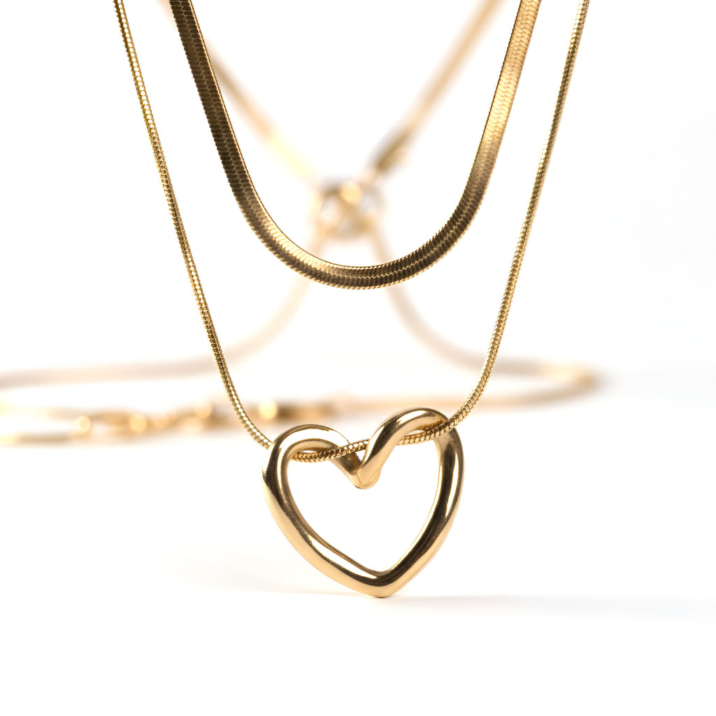 The Endless Knot Heart Necklace
