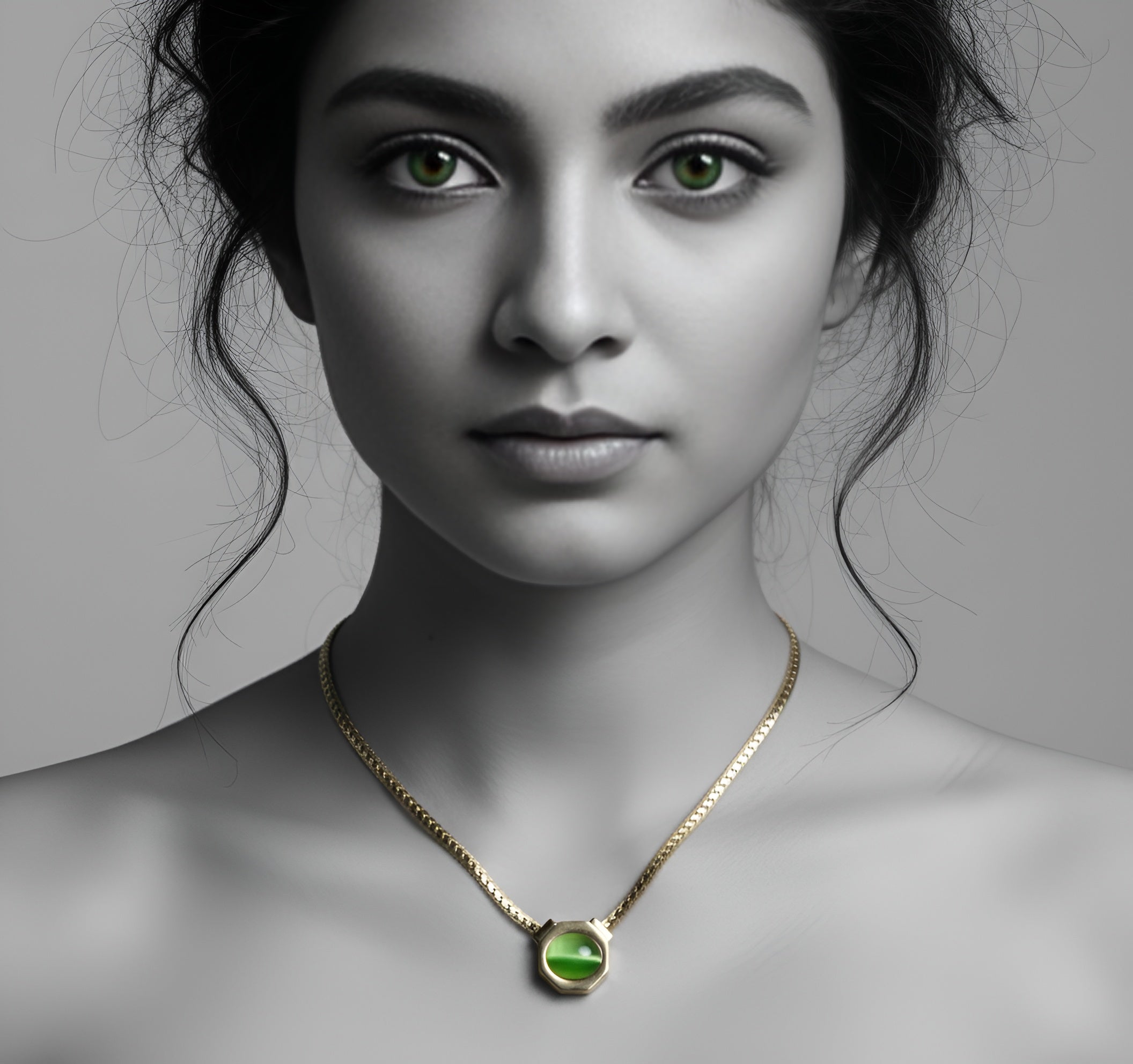 The Verdant Halo Necklace