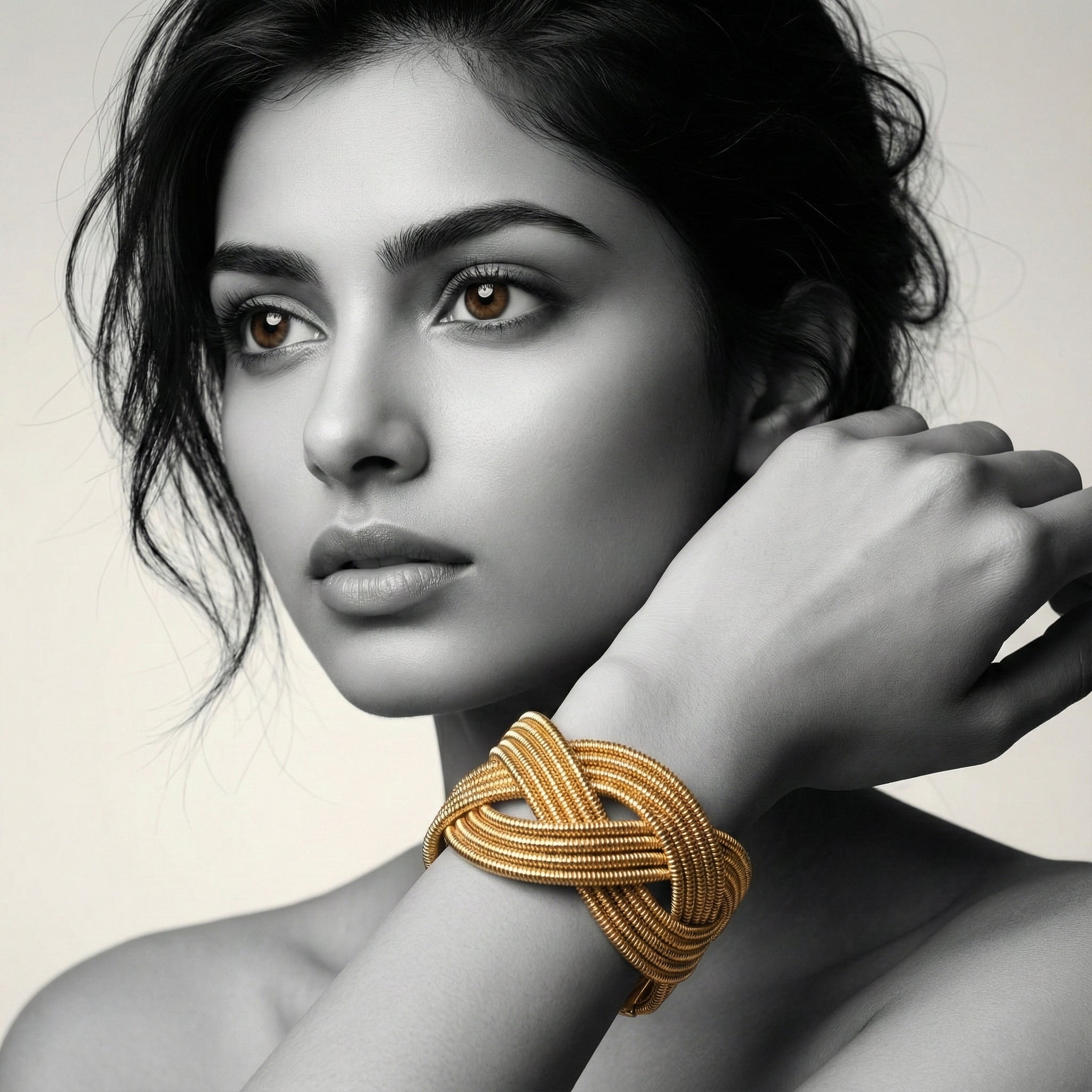 The Golden Interlace Bracelet