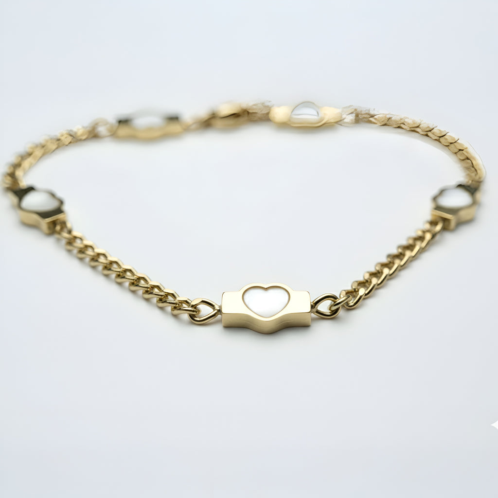 The Golden Heart Link Necklace