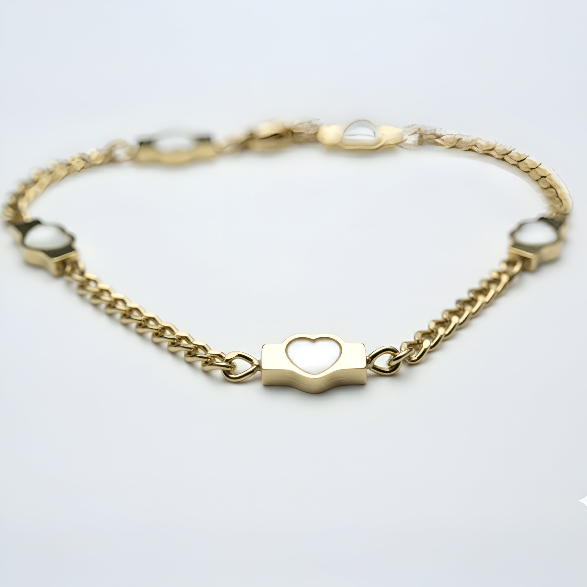 The Golden Heart Link Necklace