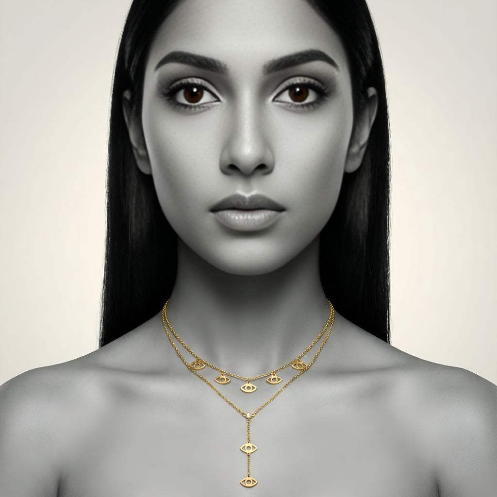 The All-Seeing Grace Layered Necklace