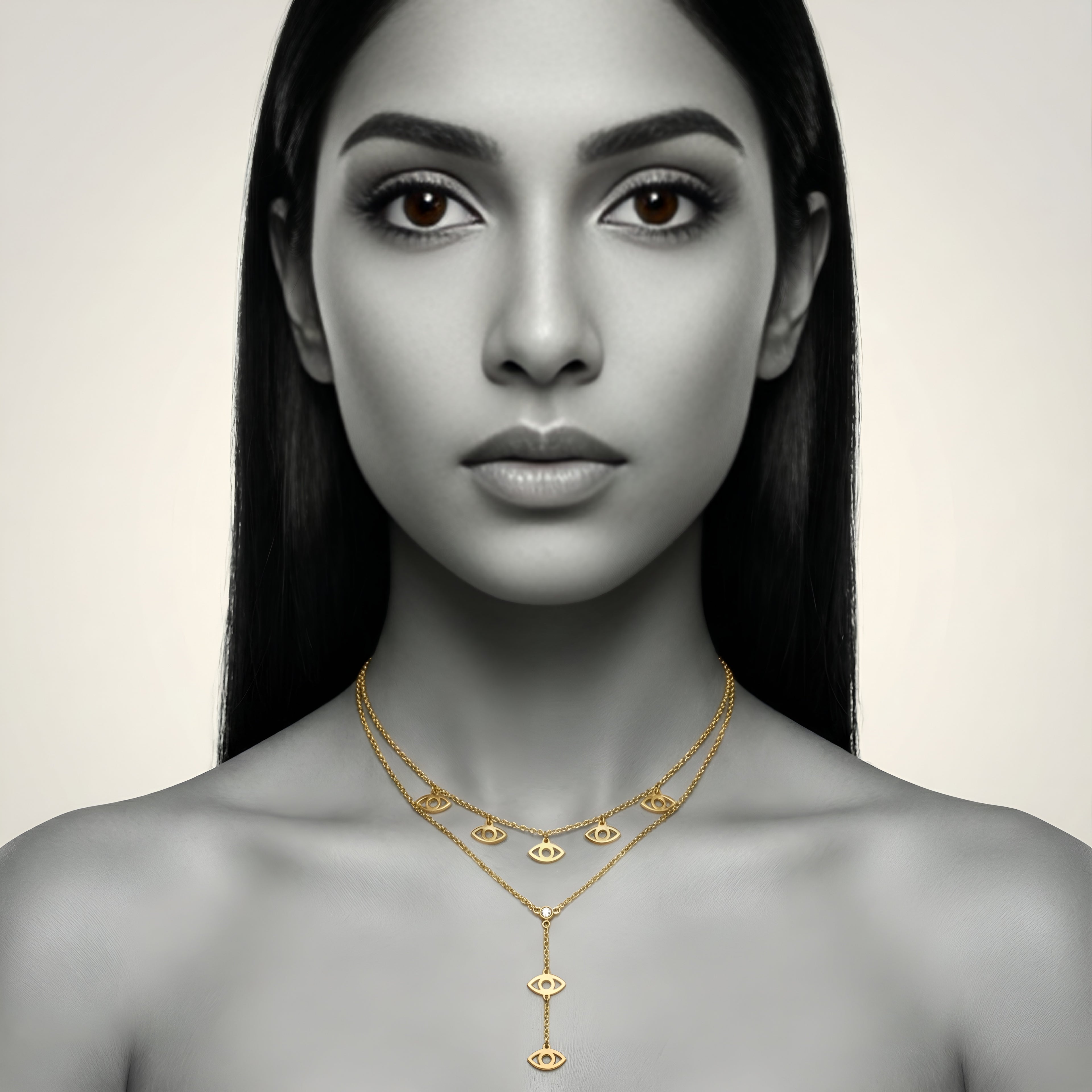 The All-Seeing Grace Layered Necklace