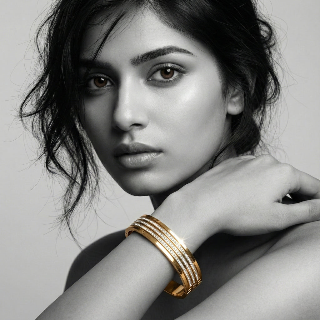 The Triple Sparkle Band Bracelet