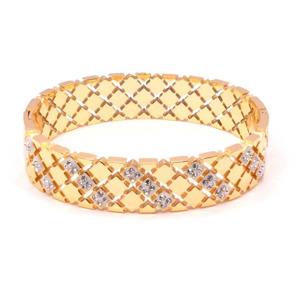 The Lattice Glow Bangle