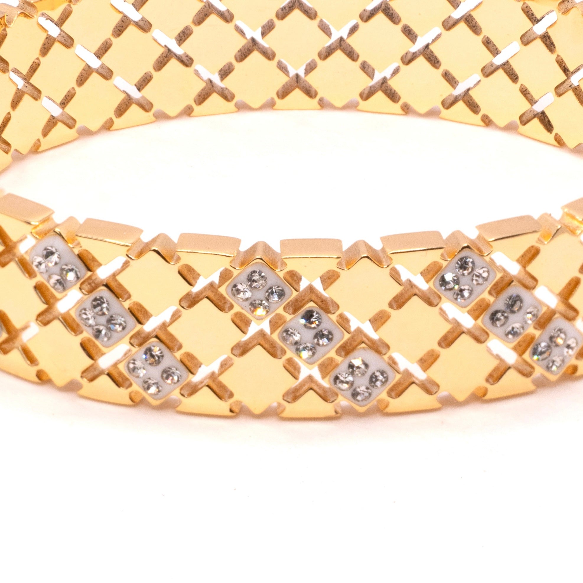The Lattice Glow Bangle