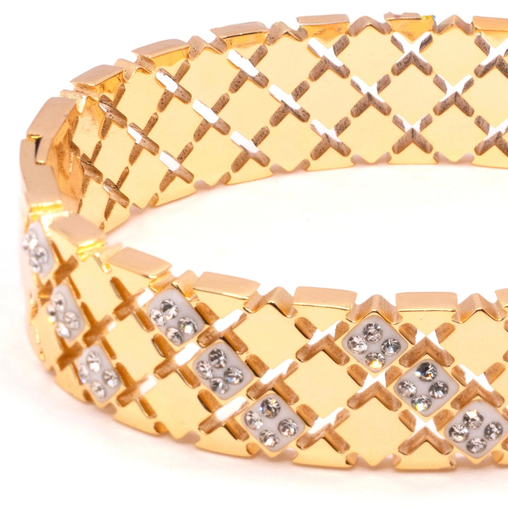 The Lattice Glow Bangle