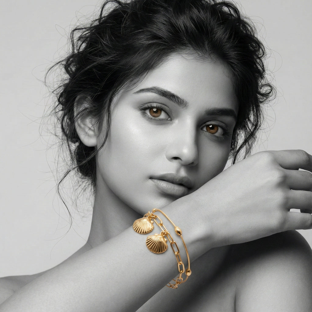 The Golden Tide Charm Bracelet