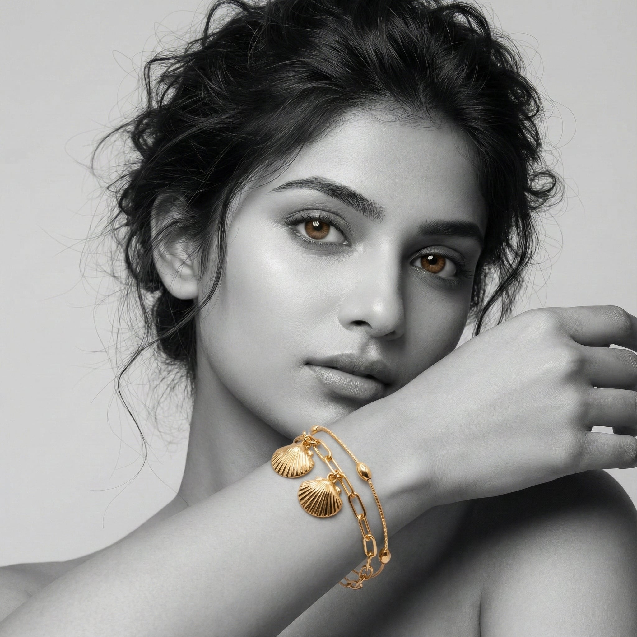 The Golden Tide Charm Bracelet