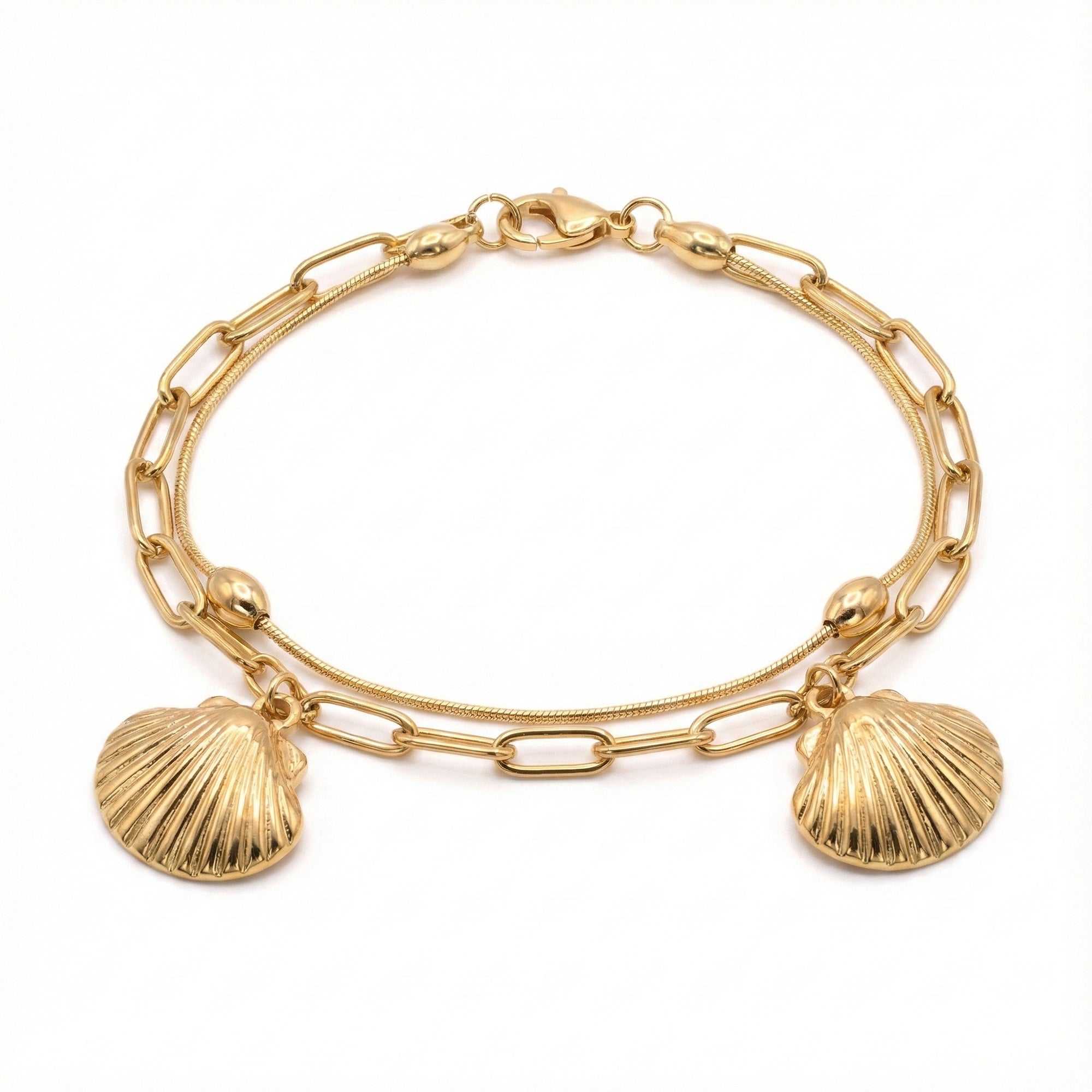 The Golden Tide Charm Bracelet