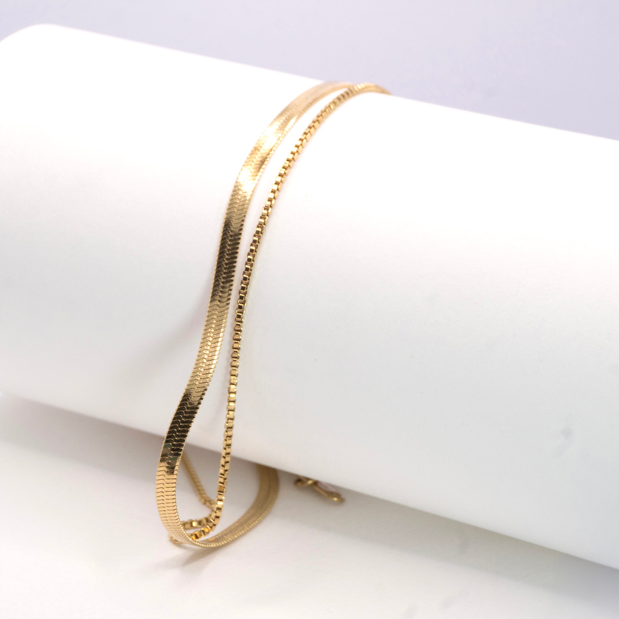The Golden Herringbone Bracelet