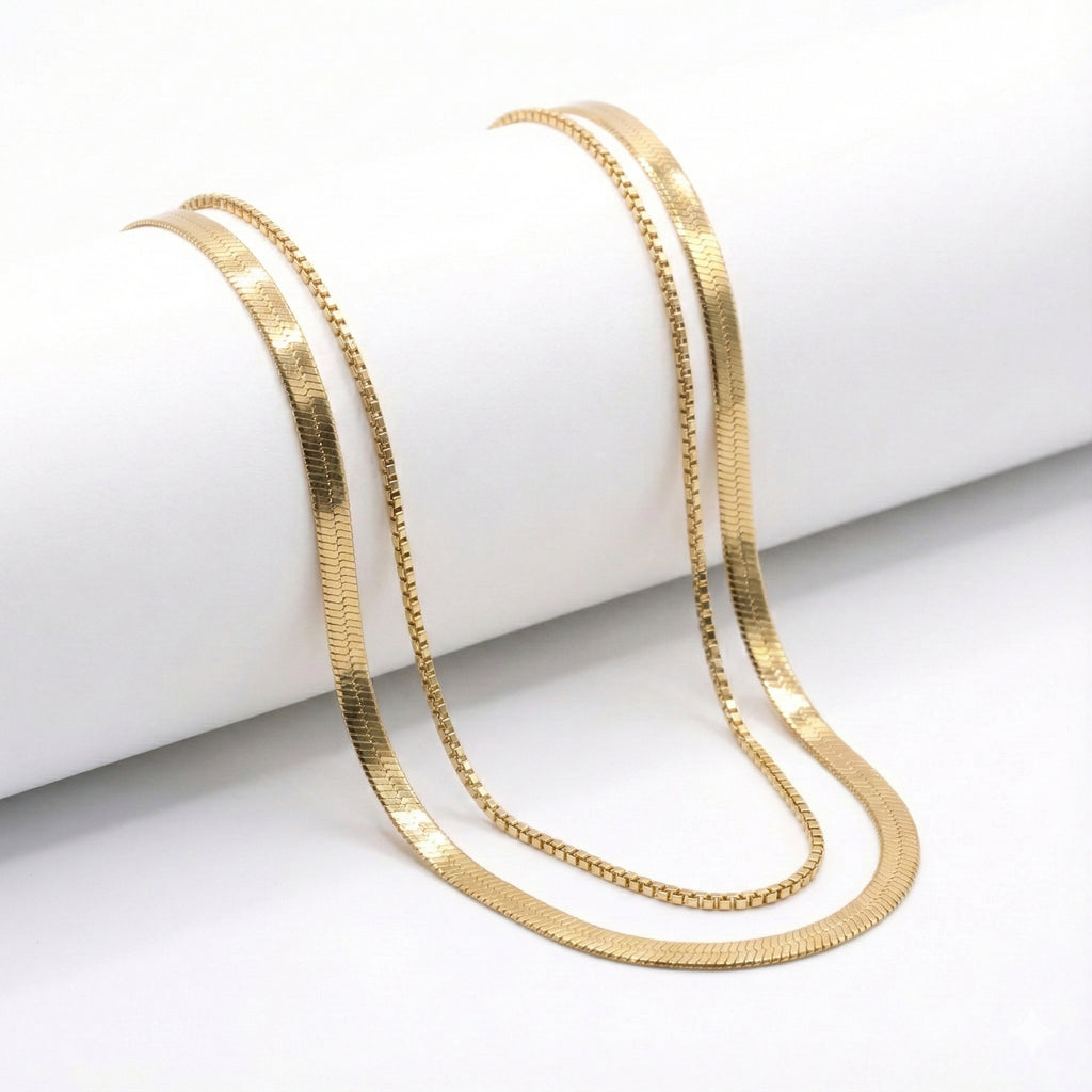 The Golden Herringbone Bracelet