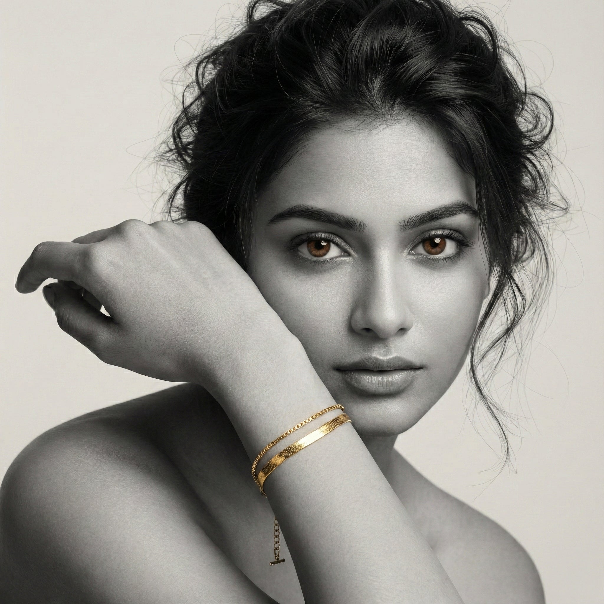 The Golden Herringbone Bracelet